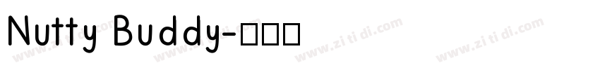 Nutty Buddy字体转换